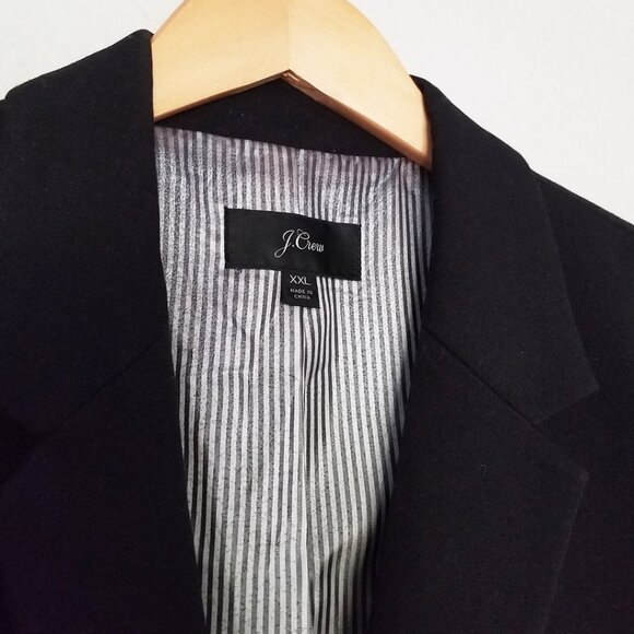 J. Crew Original Schoolboy Blazer in Black Size XXL $198 Classic Timeless Jacket - Picture 6 of 16